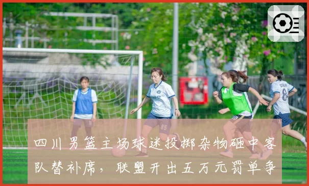 四川男篮主场球迷投掷杂物砸中客队替补席，联盟开出五万元罚单争议不断