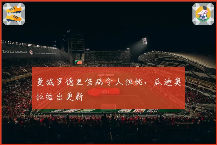 曼城罗德里伤病令人担忧，瓜迪奥拉给出更新